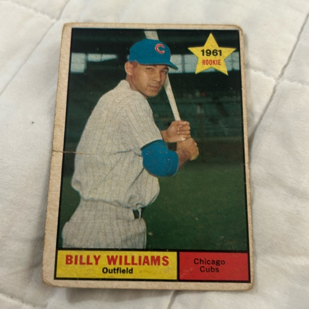 Billy Williams 1961 Topps.